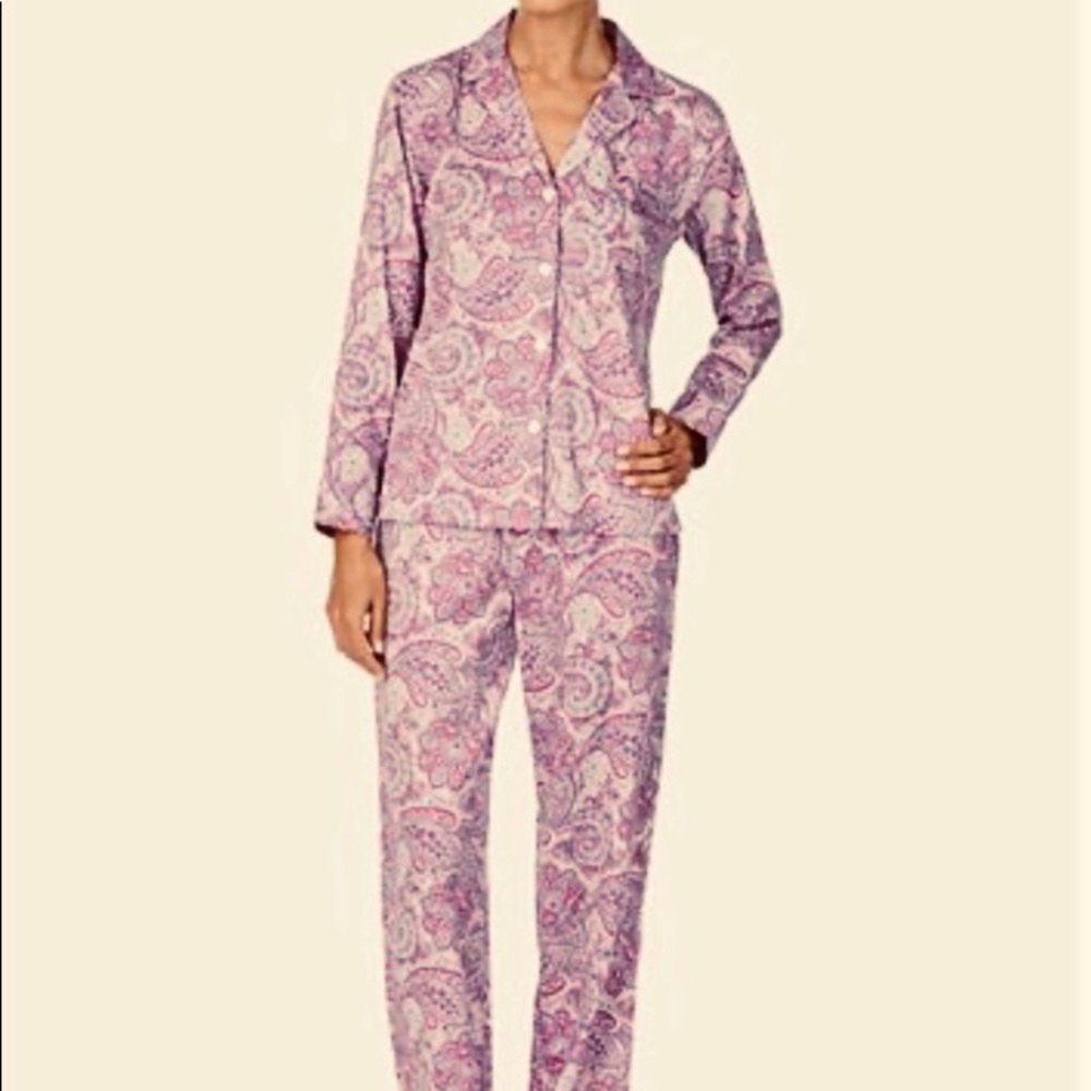 Lauren Ralph Lauren Paisley Pink Pajama Set